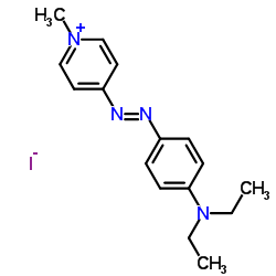 MDEPAP [=1-Methyl-4-(4-diethylaminophenylazo)pyridinium Iodide] Structure