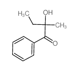 1-Butanone,2-hydroxy-2-methyl-1-phenyl-结构式