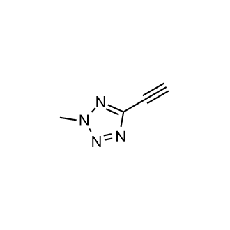 5-乙炔基-2-甲基-2H-四唑结构式