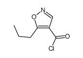 5-propyl-1,2-oxazole-4-carbonyl chloride结构式