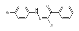 2-Bromo-2-[2-(4-bromophenyl)hydrazono]-1-phenylethanone Structure