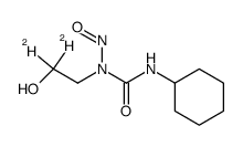 3-Cyclohexyl-1-(2,2-dideuterio-2-hydroxyethyl)-1-nitrosourea结构式