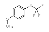 1-METHOXY-4-TRIFLUOROMETHYLSULFANYL-BENZENE结构式