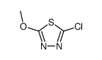1,3,4-Thiadiazole,2-chloro-5-methoxy- structure