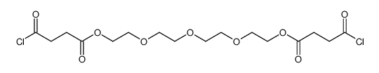 ((oxybis(ethane-2,1-diyl))bis(oxy))bis(ethane-2,1-diyl) bis(4-chloro-4-oxobutanoate)结构式