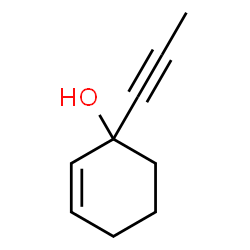 2-Cyclohexen-1-ol, 1-(1-propynyl)- (9CI) structure