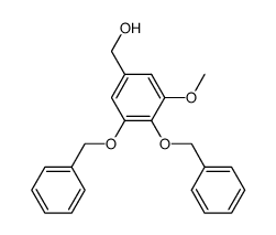 4,5-bisbenzyloxy-3-methoxybenzyl alcohol Structure