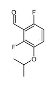 Benzaldehyde, 2,6-difluoro-3-(1-methylethoxy)- (9CI) Structure