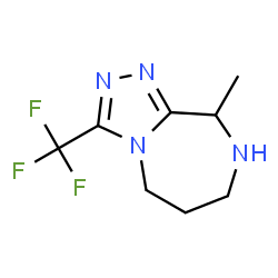 5H-1,2,4-Triazolo[4,3-a][1,4]diazepine,6,7,8,9-tetrahydro-9-methyl-3-(trifluoromethyl)-(9CI) picture