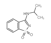 9,9-dioxo-N-propan-2-yl-9$l^{6}-thia-8-azabicyclo[4.3.0]nona-1,3,5,7-tetraen-7-amine结构式