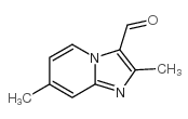 2,7-二甲基咪唑并[1,2-a]吡啶-3-甲醛结构式