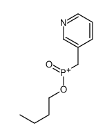 butoxy-oxo-(pyridin-3-ylmethyl)phosphanium结构式