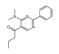 1-[4-(dimethylamino)-2-phenylpyrimidin-5-yl]butan-1-one结构式