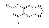 2,4-Dichloro-6,7-methylenedioxyquinoline Structure