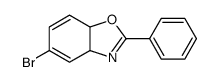5-bromo-2-phenyl-3a,7a-dihydro-1,3-benzoxazole结构式