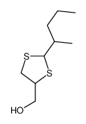 (2-pentan-2-yl-1,3-dithiolan-4-yl)methanol结构式