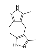 4,4'-methylenebis(3,5-dimethylpyrazole)结构式