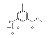 methyl 3-iodo-5-(methanesulfonamido)benzoate结构式