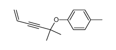 (1,1-dimethyl-pent-4-en-2-ynyl)-p-tolyl ether结构式