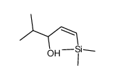 (Z)-4-Methyl-1-trimethylsilanyl-pent-1-en-3-ol Structure