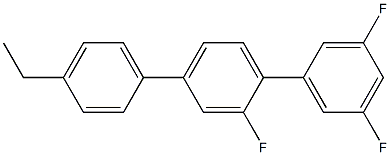 4''-乙基-2',3,5-三氟-1,1':4',1''-三联苯结构式