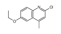 2-chloro-6-ethoxy-4-methylquinoline Structure