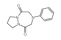 Tetrahydro-3-phenyl-1H,7H-pyrazolo(1,2-a)(1,2,5)triazepine-1,5(2H)-dione结构式