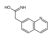 2-(喹啉-6-基)乙酰胺结构式
