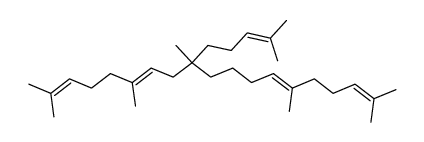 (6E,13E)-2,6,9,14,18-pentamethyl-9-(4-methylpent-3-en-1-yl)nonadeca-2,6,13,17-tetraene Structure