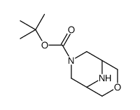 7-噁-3,9-二氮杂双环[3.3.1]壬烷-3-羧酸叔丁酯结构式