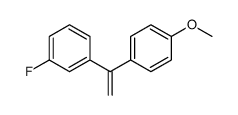 1-fluoro-3-[1-(4-methoxyphenyl)ethenyl]benzene Structure