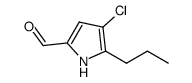 4-chloro-5-n-propyl-2-pyrrolaldehyde Structure