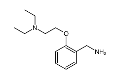 Benzenemethanamine, 2-[2-(diethylamino)ethoxy] Structure