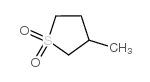 Thiophene,tetrahydro-3-methyl-, 1,1-dioxide structure