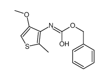 benzyl N-(4-methoxy-2-methylthiophen-3-yl)carbamate结构式