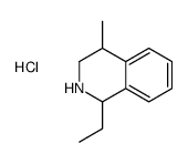 1-ethyl-4-methyl-1,2,3,4-tetrahydroisoquinoline,hydrochloride结构式