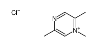 1,2,5-trimethylpyrazin-1-ium,chloride结构式