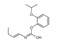 (2-propan-2-yloxyphenyl) N-but-1-enylcarbamate结构式