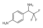 4-(1-AMINO-2,2,2-TRIFLUORO-ETHYL)-PHENYLAMINE structure