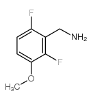2,6-二氟-3-甲氧基苄胺结构式