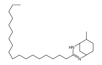 6-methyl-3-octadecyl-2,4-diazabicyclo[3.3.1]non-3-ene结构式
