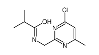 N-[(4-chloro-6-methylpyrimidin-2-yl)methyl]-2-methylpropanamide Structure
