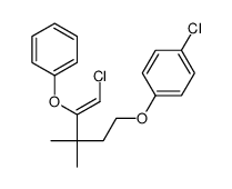 1-chloro-4-(5-chloro-3,3-dimethyl-4-phenoxypent-4-enoxy)benzene Structure