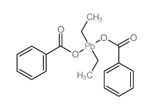 benzoic acid; diethyllead Structure