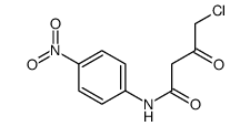 4-chloro-N-(4-nitrophenyl)-3-oxobutanamide Structure