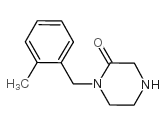 1-(2-methylbenzyl)piperazin-2-one structure
