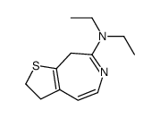 N,N-diethyl-3,8-dihydro-2H-thieno[2,3-d]azepin-7-amine结构式