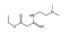 ethyl 3-amino-3-[2-(dimethylamino)ethylimino]propanoate Structure