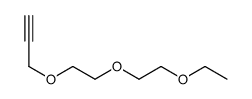 3-[2-(2-ethoxyethoxy)ethoxy]prop-1-yne Structure