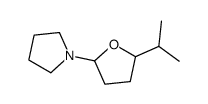 1-(5-propan-2-yloxolan-2-yl)pyrrolidine Structure